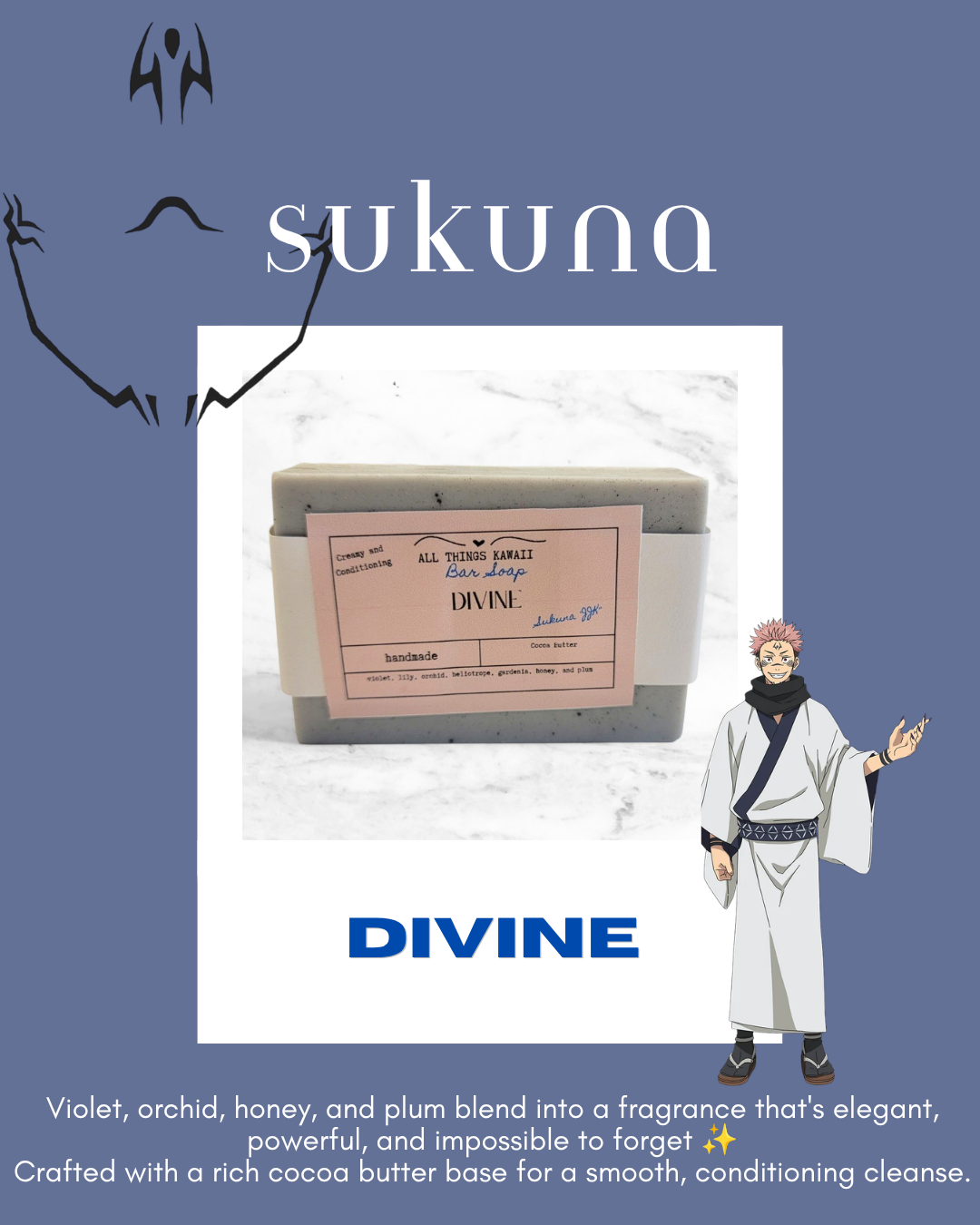 Divine + Body Oil (Sukuna-JJK)
