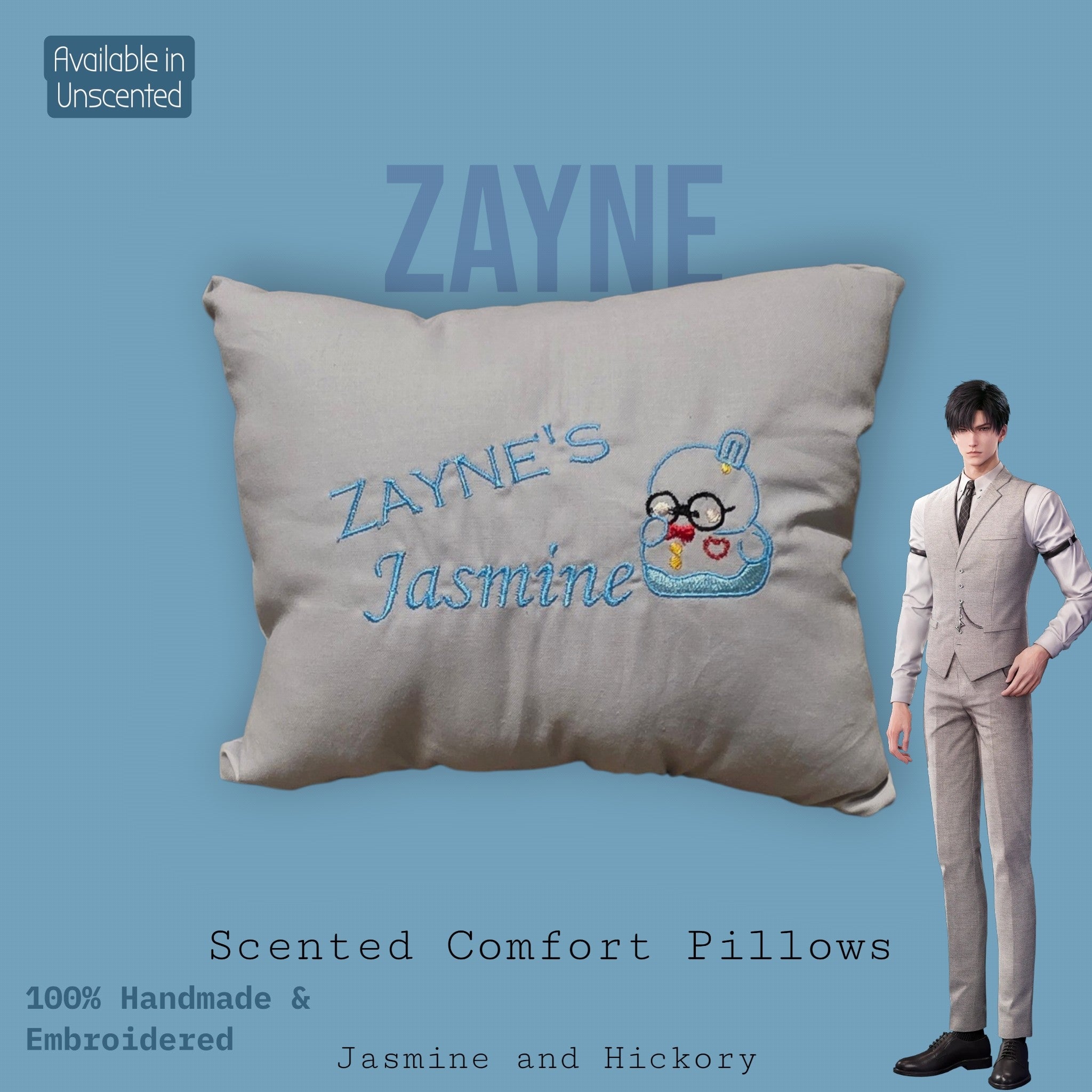Zayne's Jasmine (LADs Comfort Pillow)